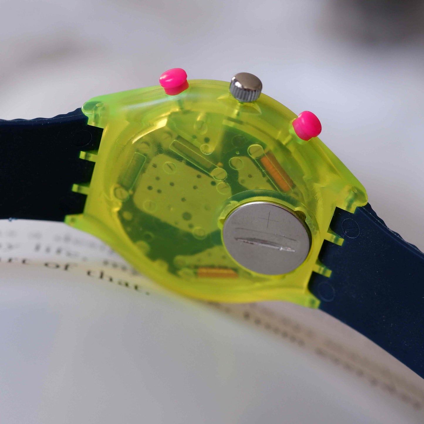 Vintage Swatch Grand Prix SCJ101 90s Chronograph with Box Mint Condition