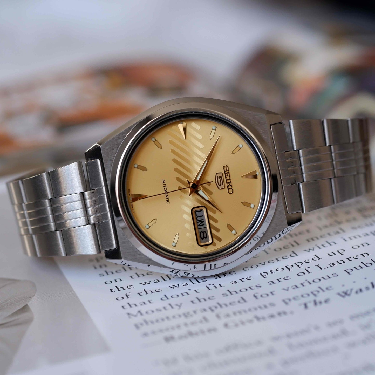 Vintage Seiko 5 Spongebob Automatic from the 80s Mint Condition