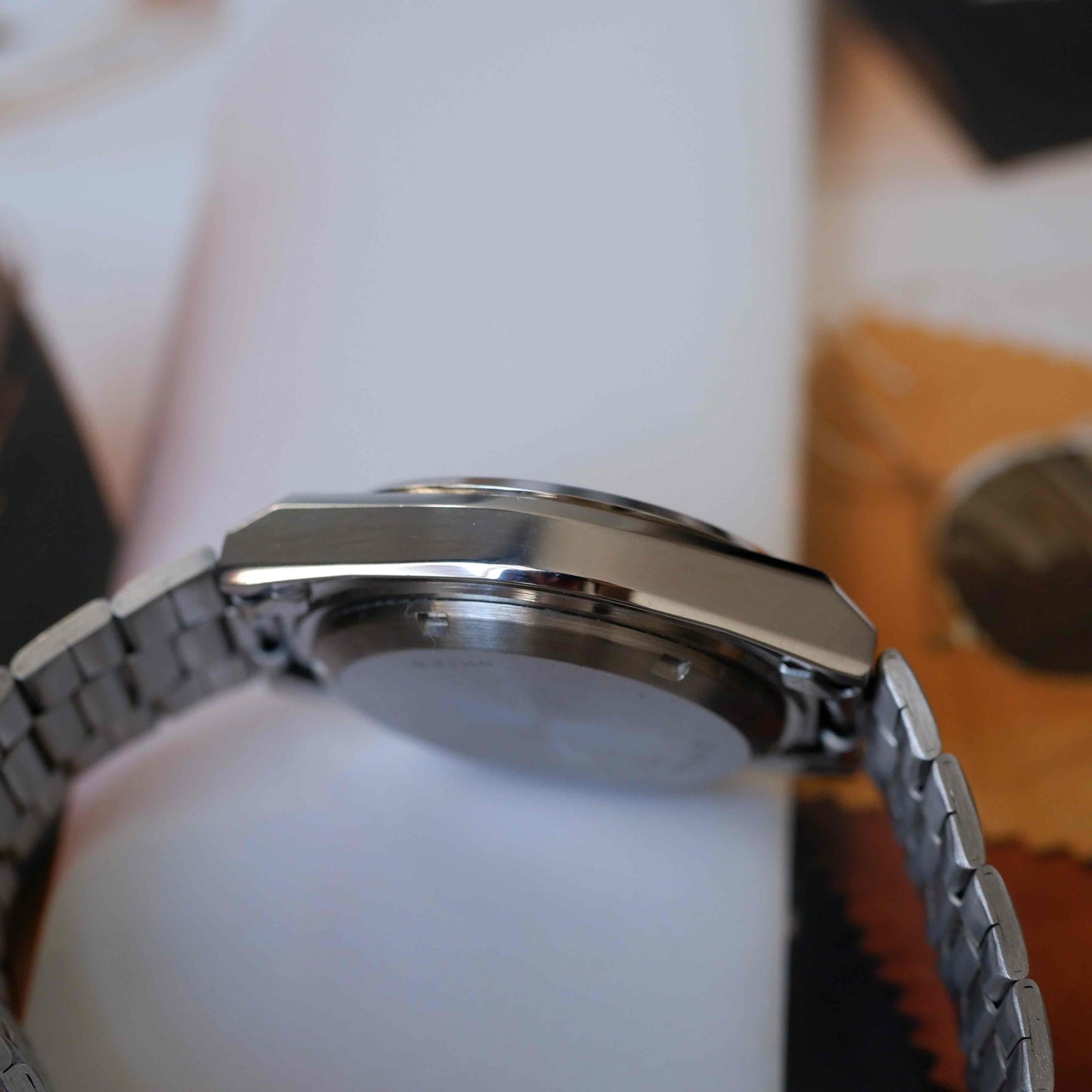 Vintage Seiko 5 Gray Sunburst Automatic from the 80s Mint Condition
