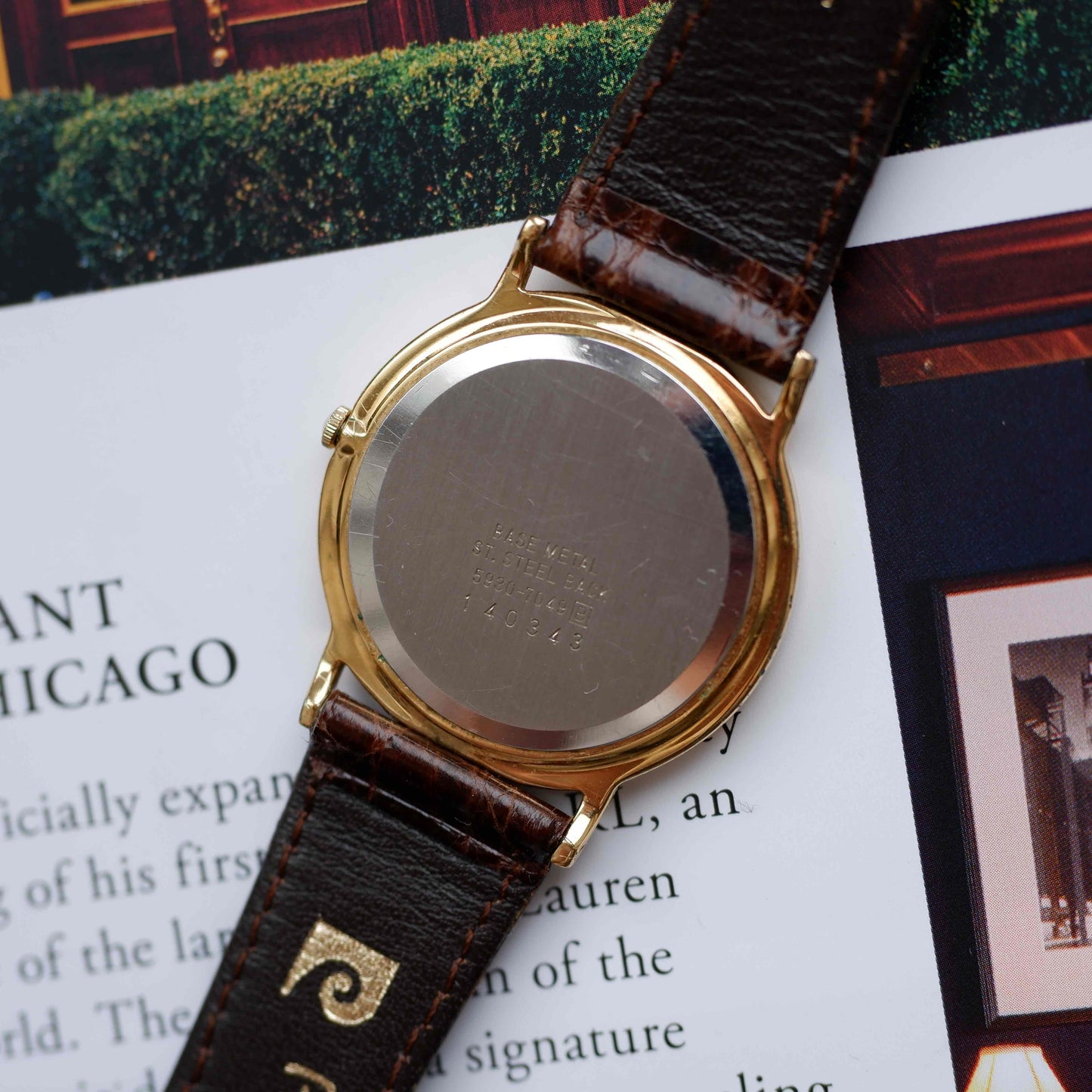 Vintage Seiko Lassale Dress Watch 80s Gold Snowflake Dial Quartz