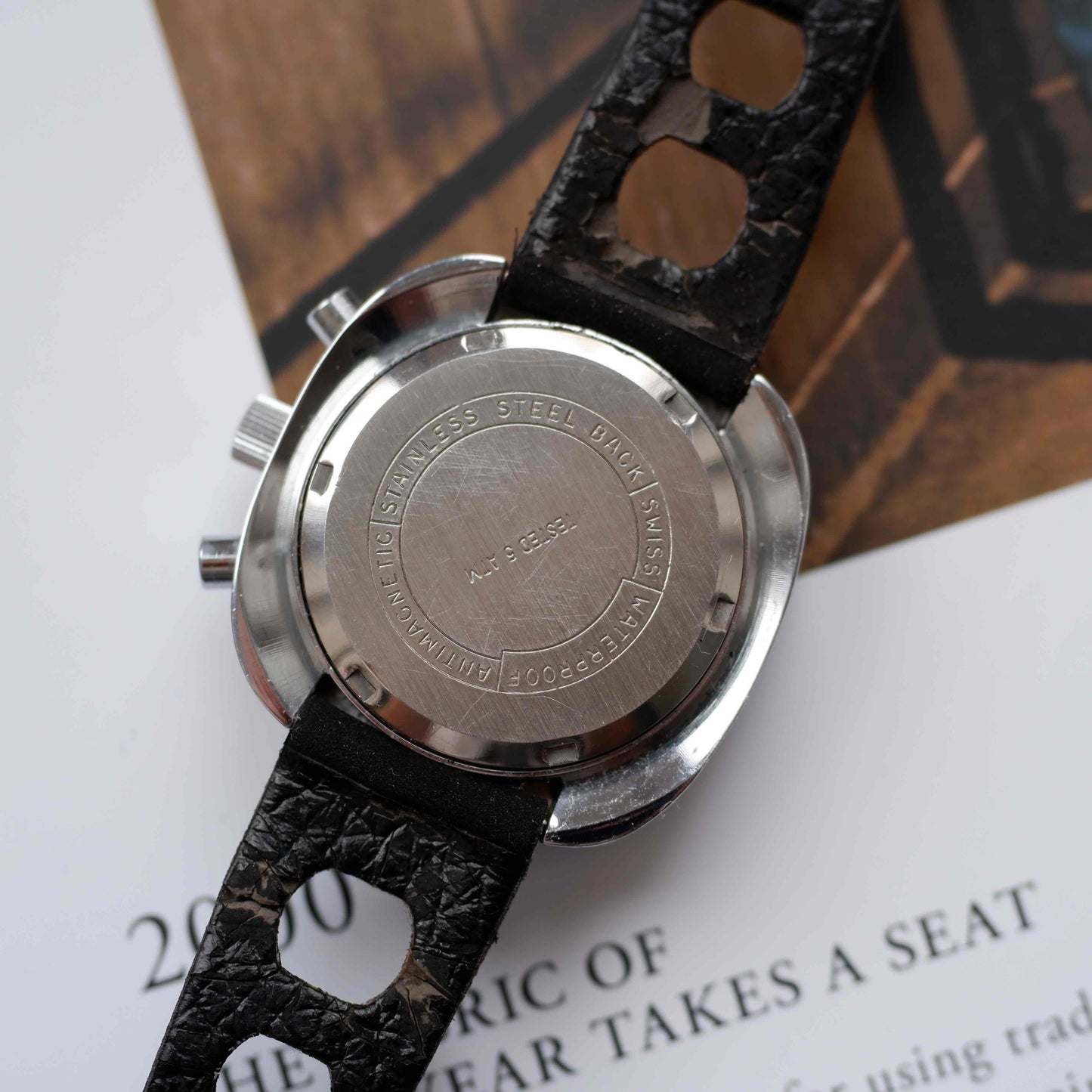 Vintage Misalla Chronograph Mechanical with Factory Strap 70s Mint