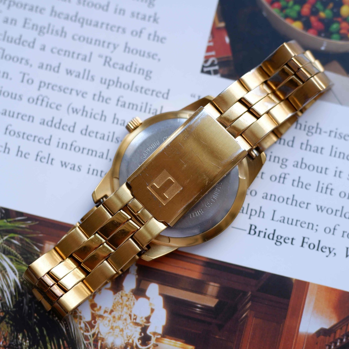 Vintage Tissot PR50 Gold Watch 90s Roman Dial Swiss Quartz