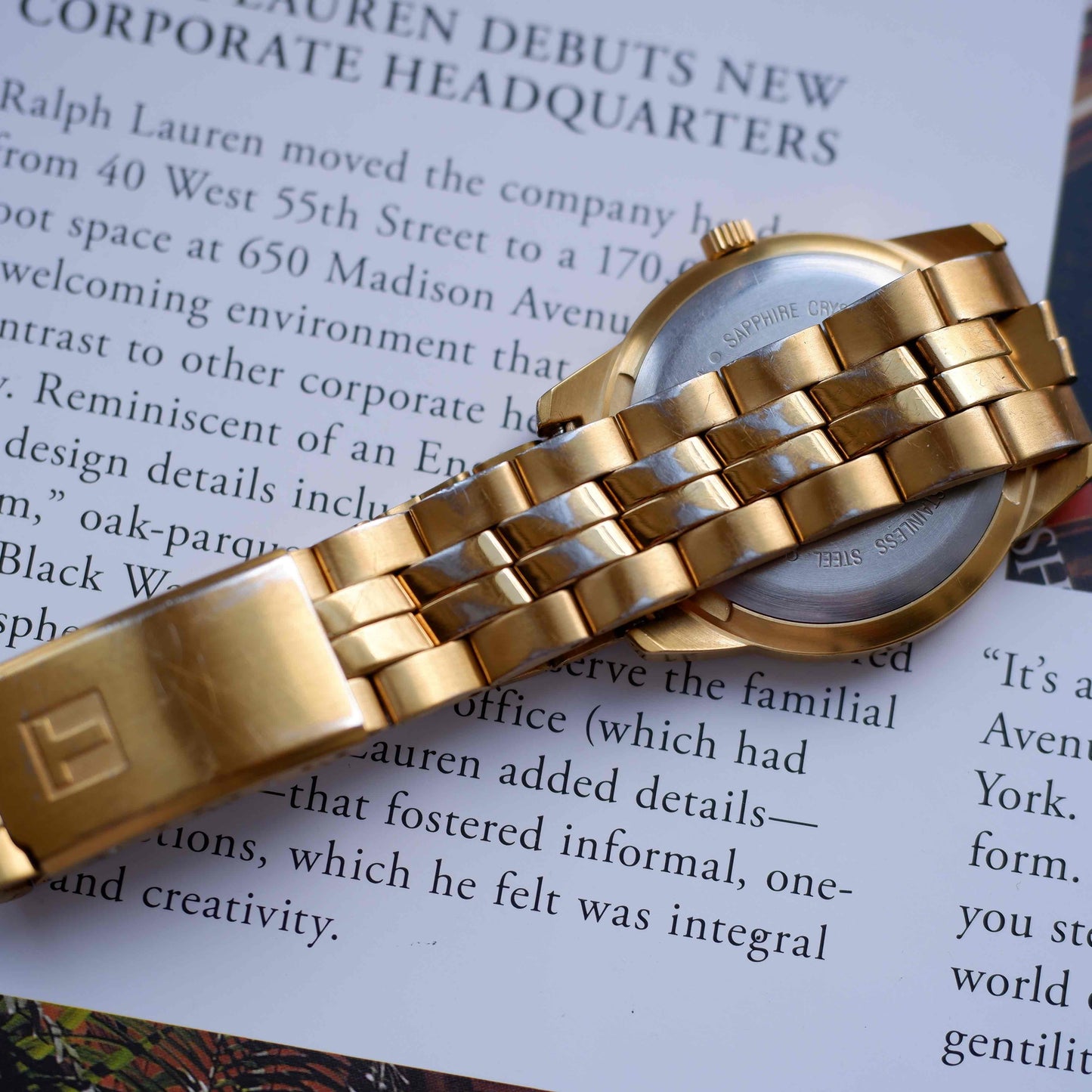 Vintage Tissot PR50 Gold Watch 90s Roman Dial Swiss Quartz