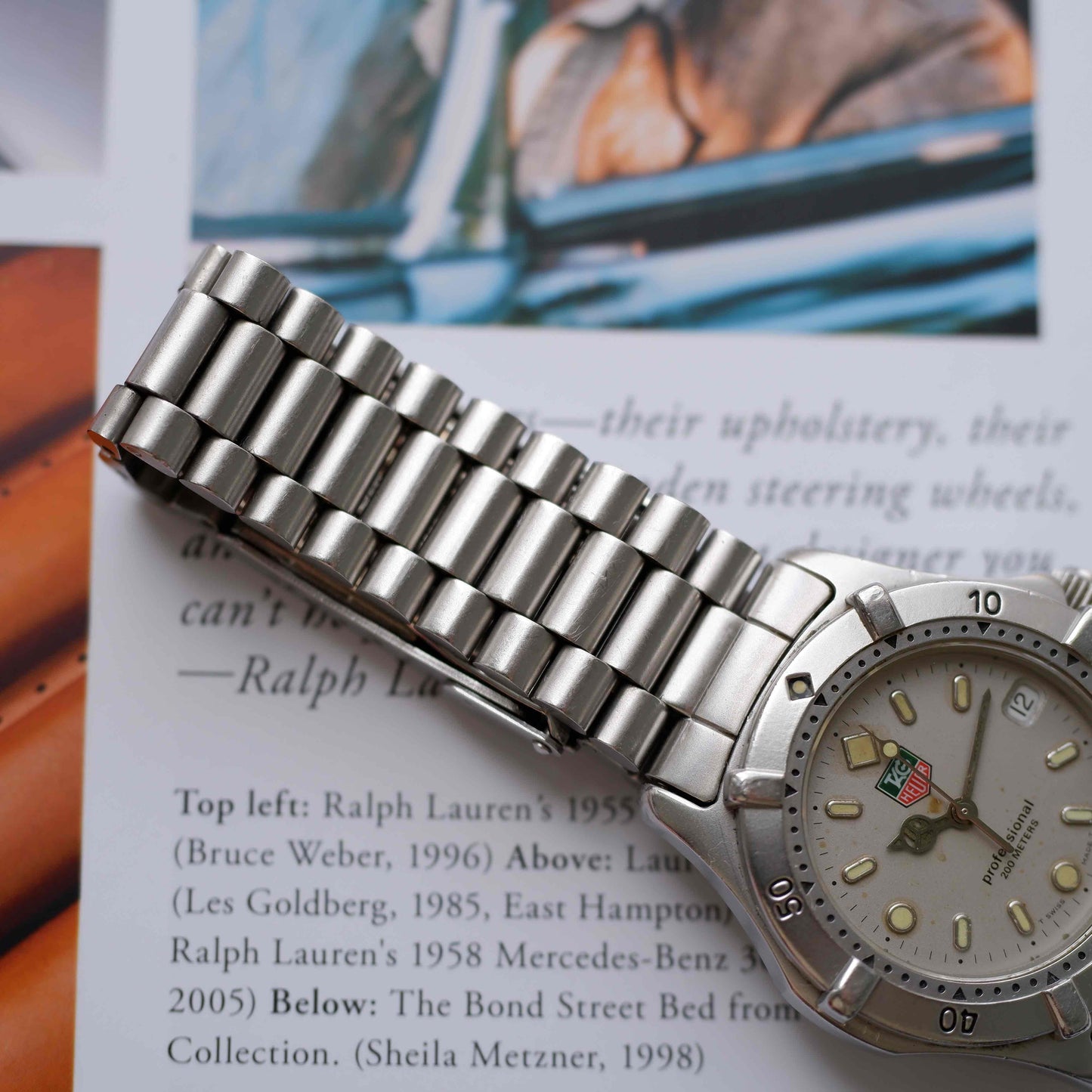 Vintage Tag Heuer Professional 2000 Ref. WE1211-R Date Quartz 90s