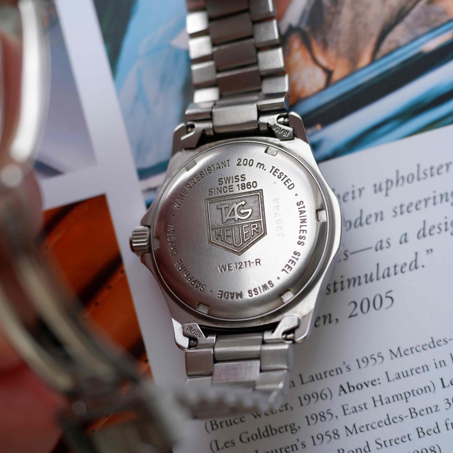 Vintage Tag Heuer Professional 2000 Ref. WE1211-R Date Quartz 90s
