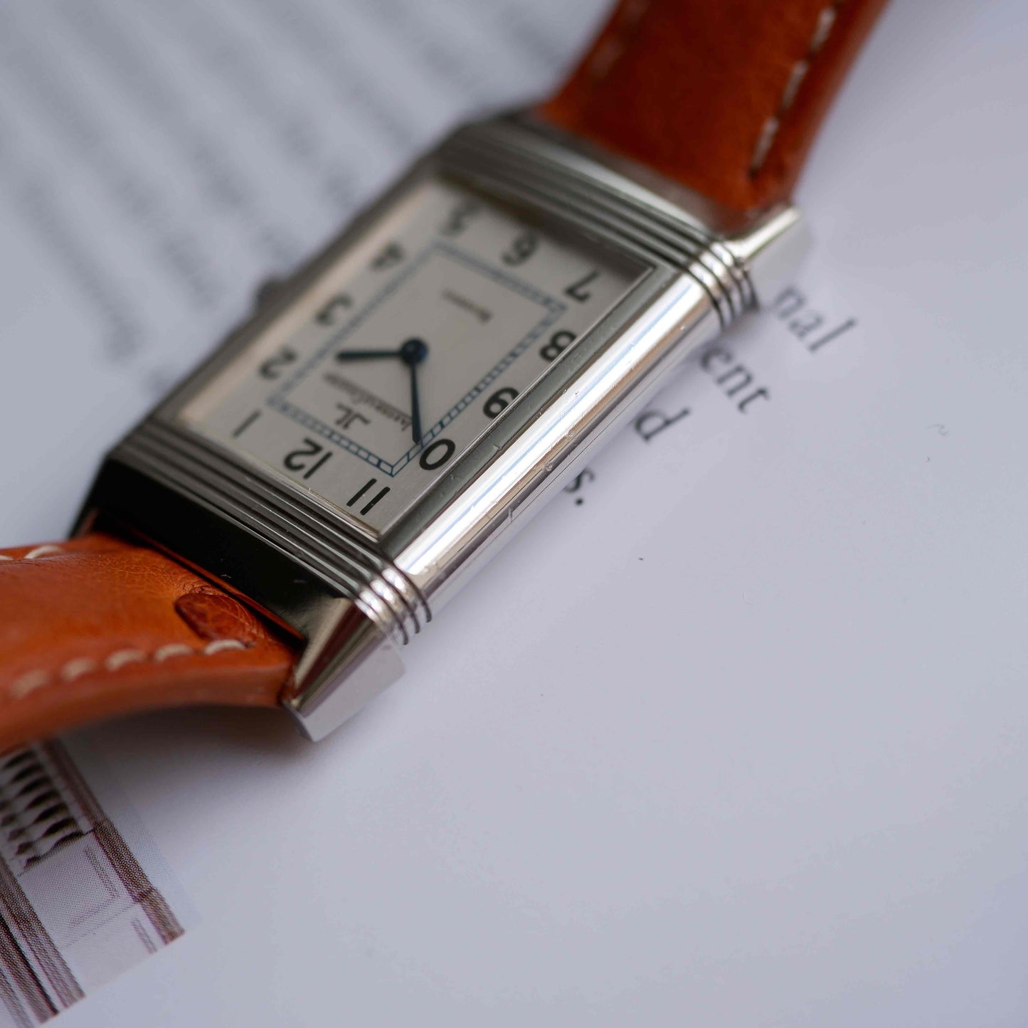 Vintage Jaeger-LeCoultre Reverso Ref.250.8.08 White Sunburst Dial 90s Quartz