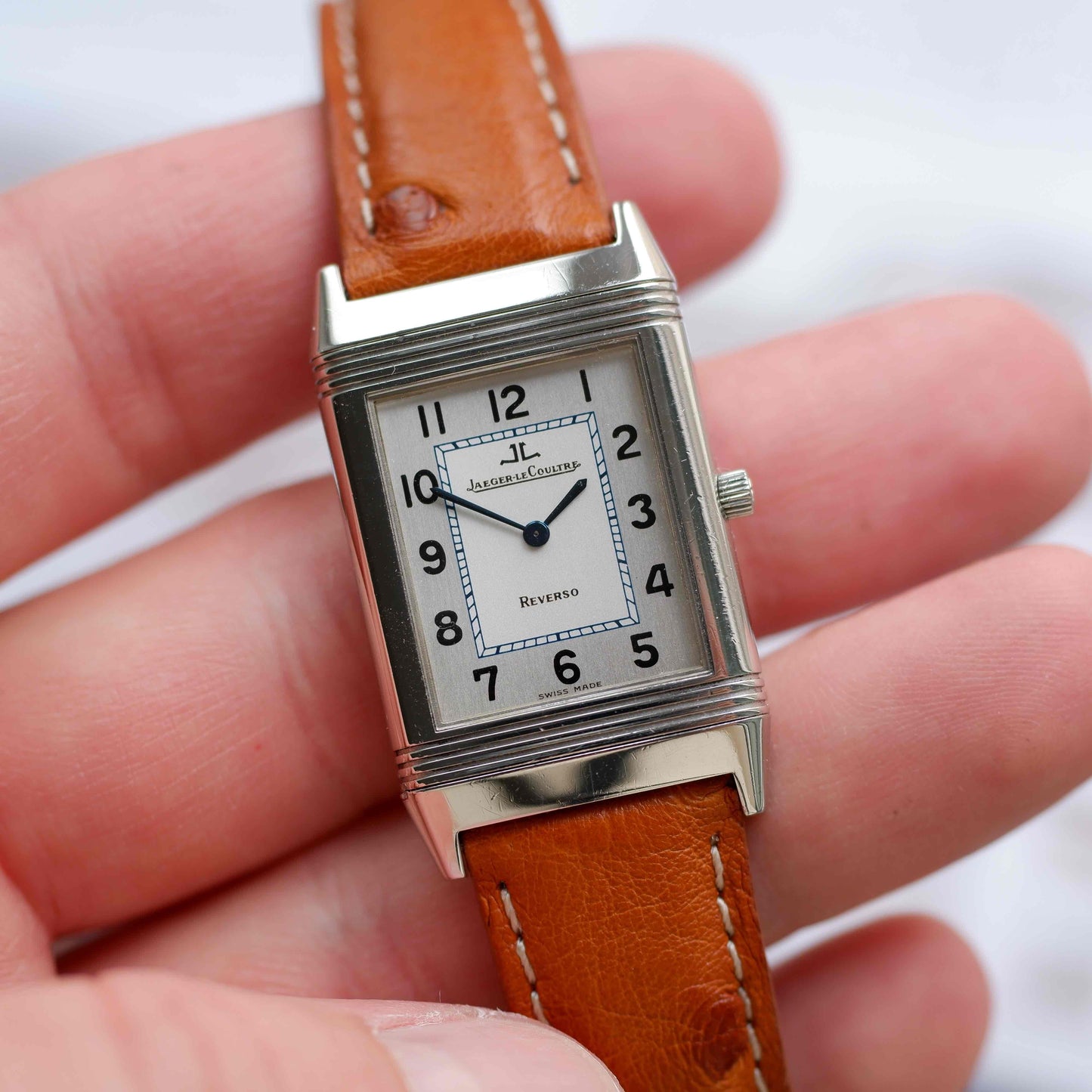 Vintage Jaeger-LeCoultre Reverso Ref.250.8.08 White Sunburst Dial 90s Quartz
