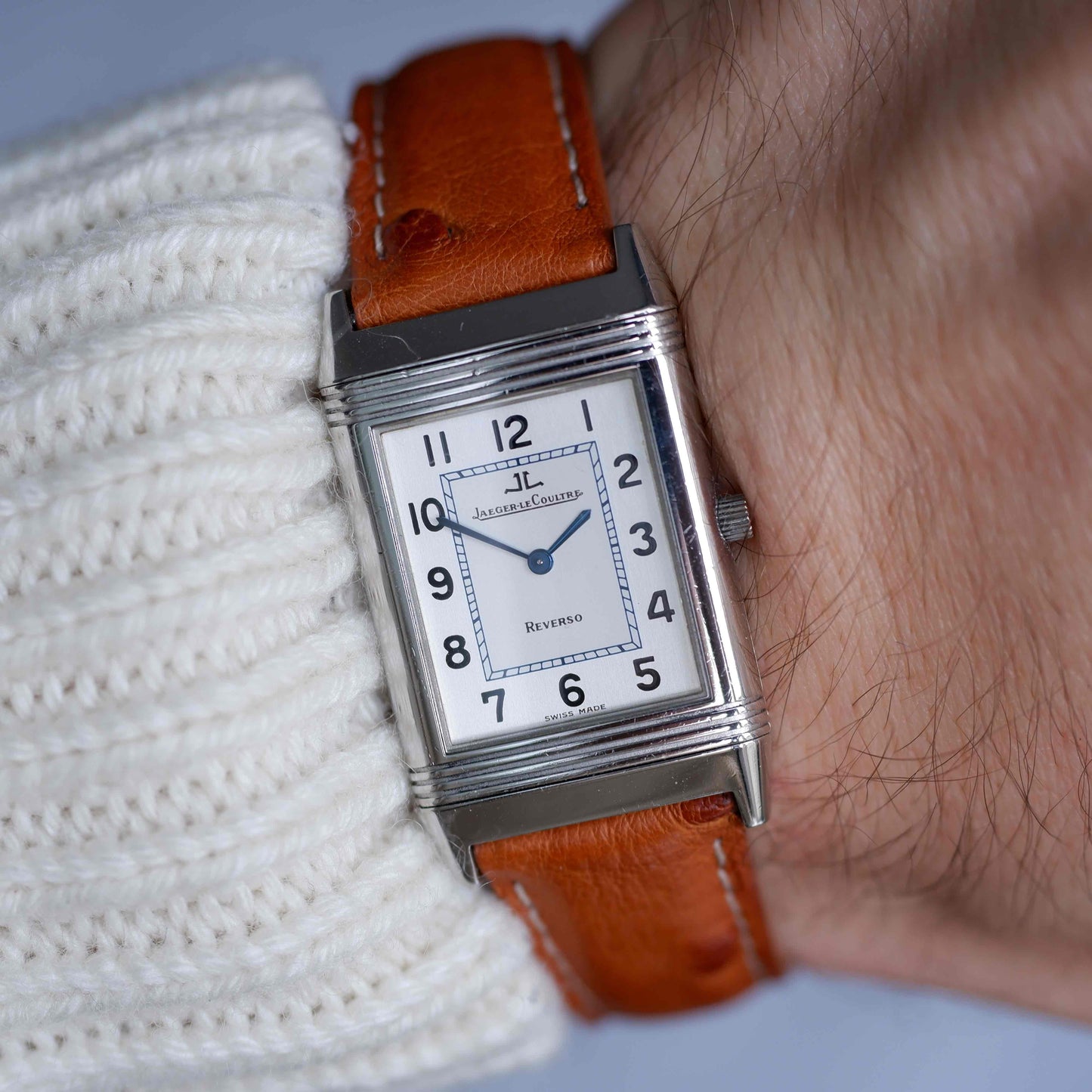 Vintage Jaeger-LeCoultre Reverso Ref.250.8.08 White Sunburst Dial 90s Quartz
