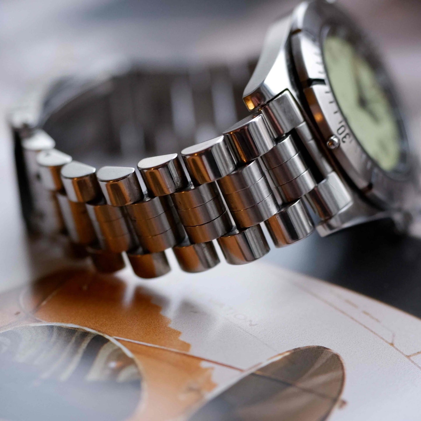 Vintage Oris Diver Ref.7457 Steel Bezel 90s