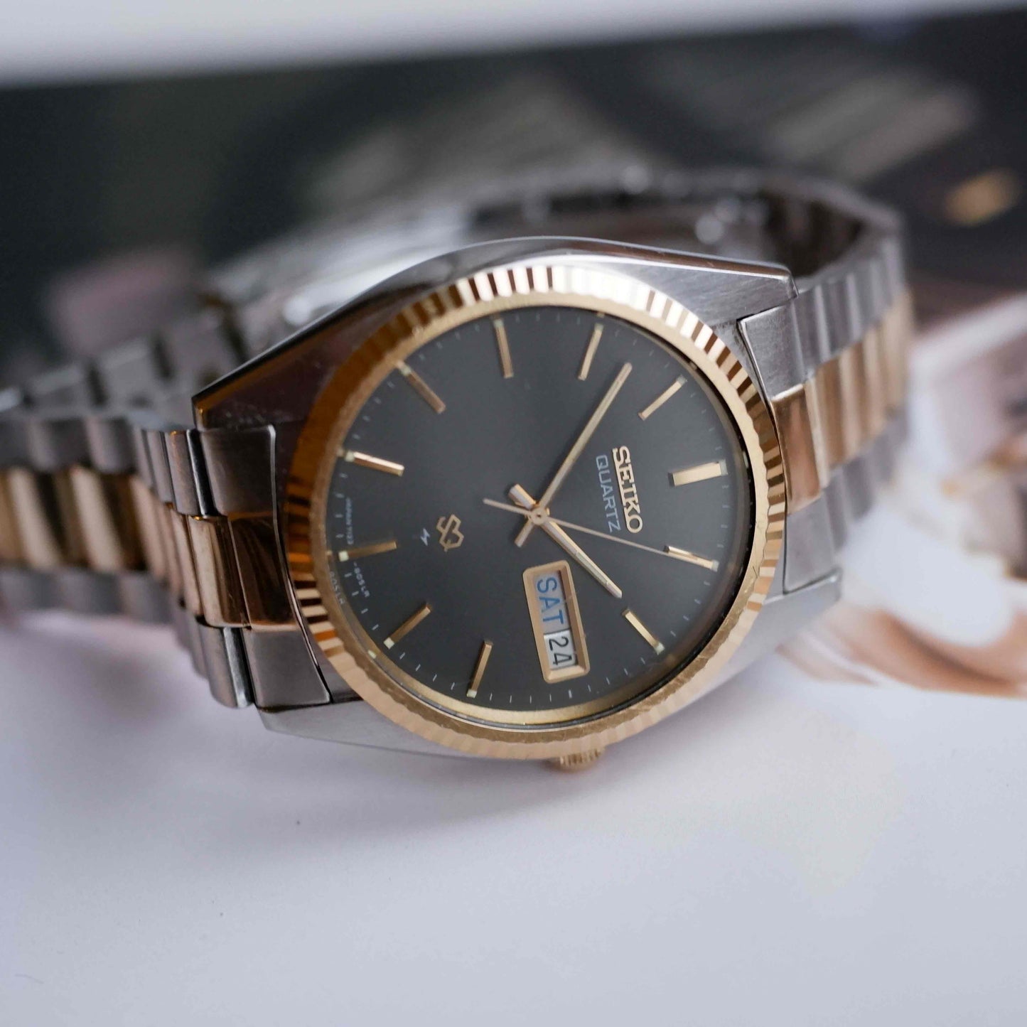 Vintage Seiko Day and Date Ref. 7123.8050 Quartz from the 80s