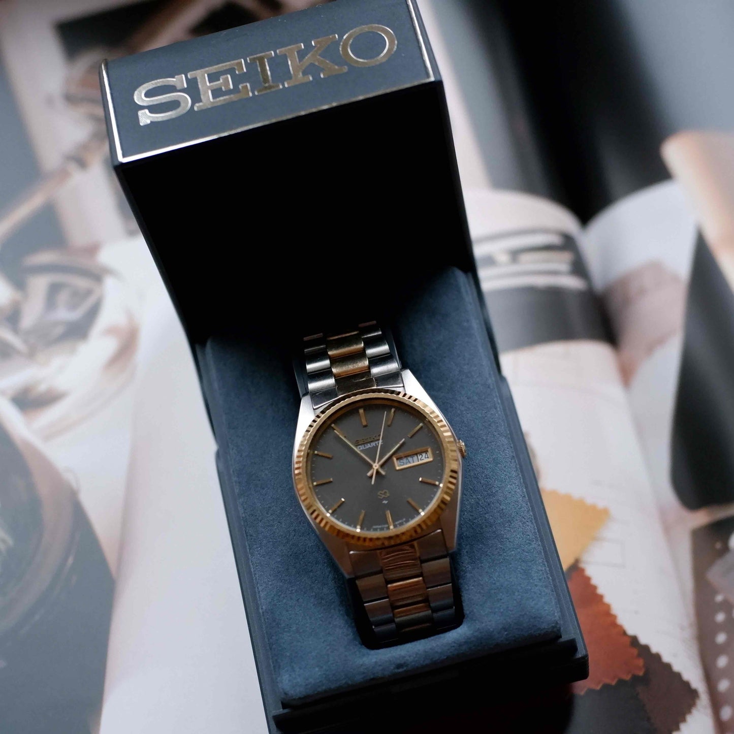 Vintage Seiko Day and Date Ref. 7123.8050 Quartz from the 80s