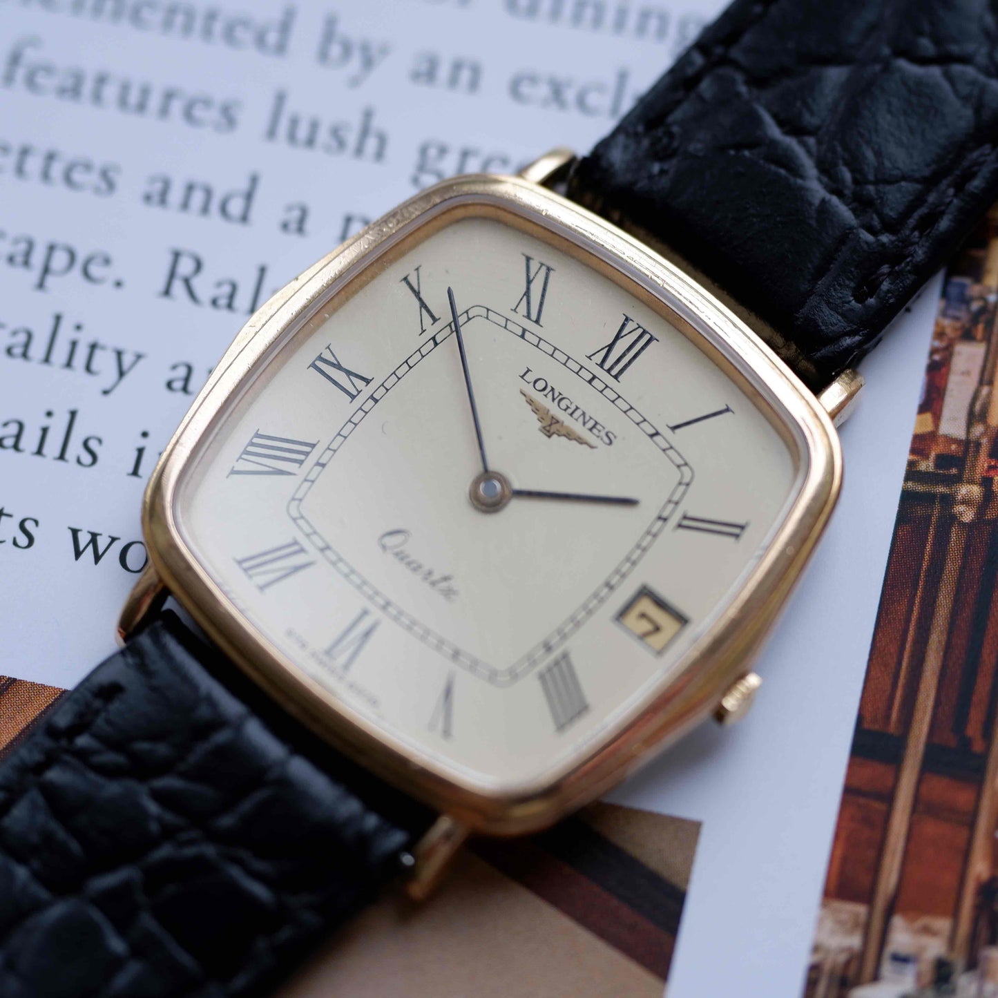 Vintage Longines L974.2 Dress Watch 70s Ultra Thin Gold Plated