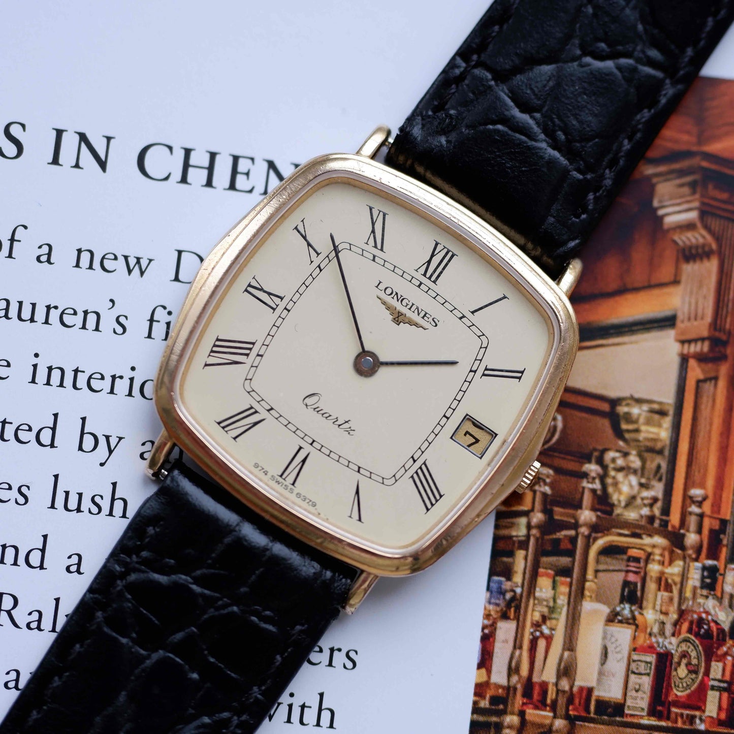 Vintage Longines L974.2 Dress Watch 70s Ultra Thin Gold Plated