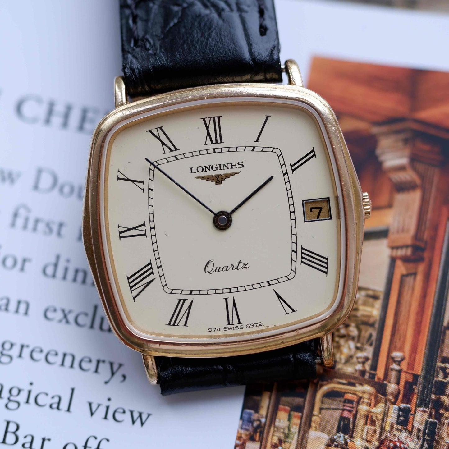 Vintage Longines L974.2 Dress Watch 70s Ultra Thin Gold Plated