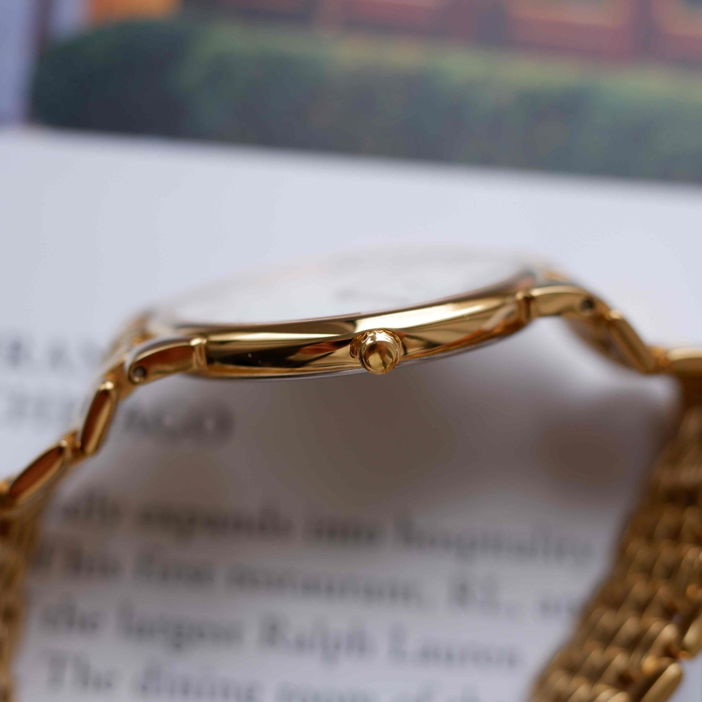 Vintage Longines La Grande Classique Dress Watch 90s Gold Quartz Mint