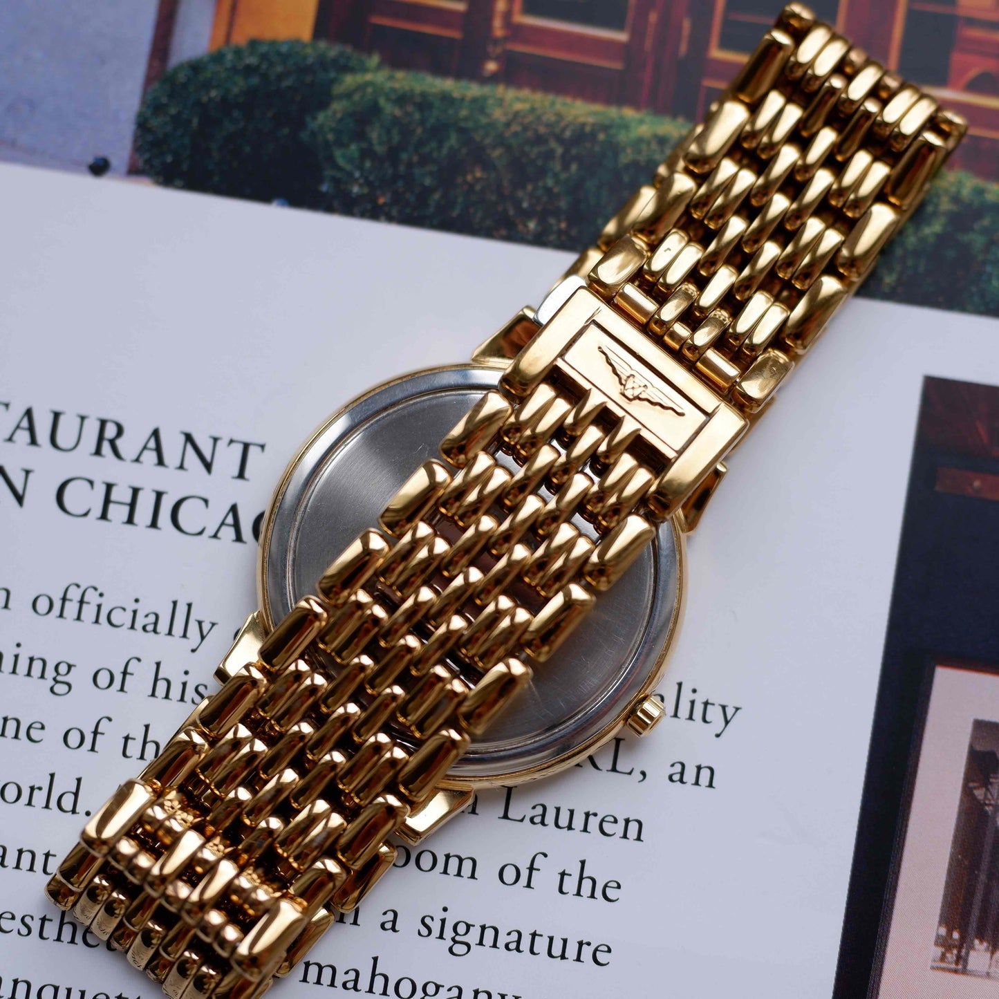 Vintage Longines La Grande Classique Dress Watch 90s Gold Quartz Mint