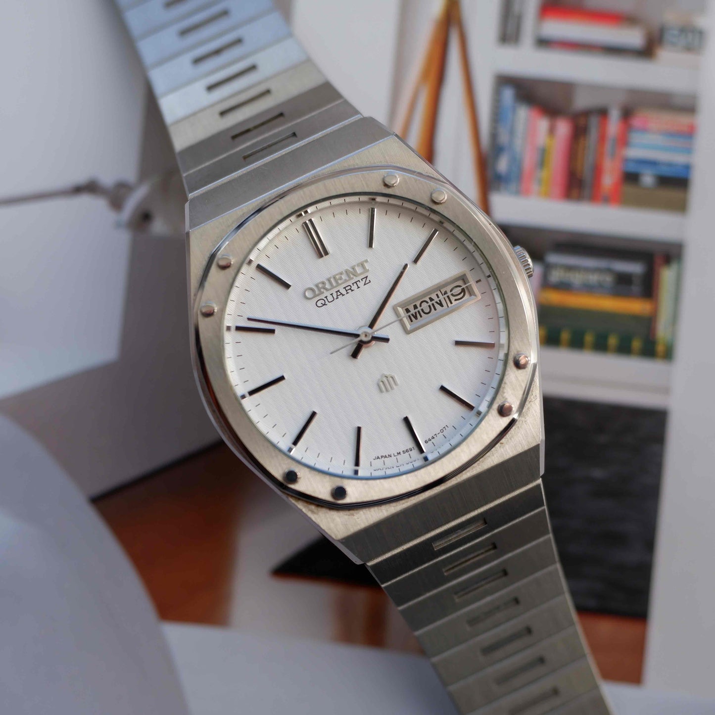 Vintage Orient Day and Date Quartz from the 80s in NOS