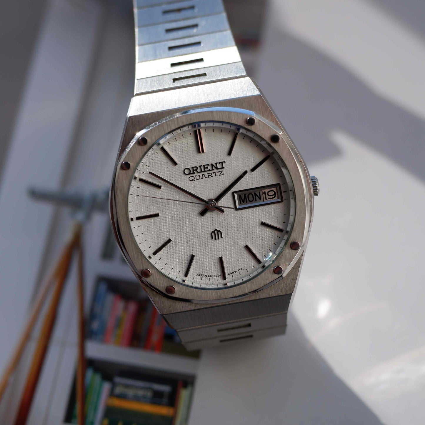 Vintage Orient Day and Date Quartz from the 80s in NOS