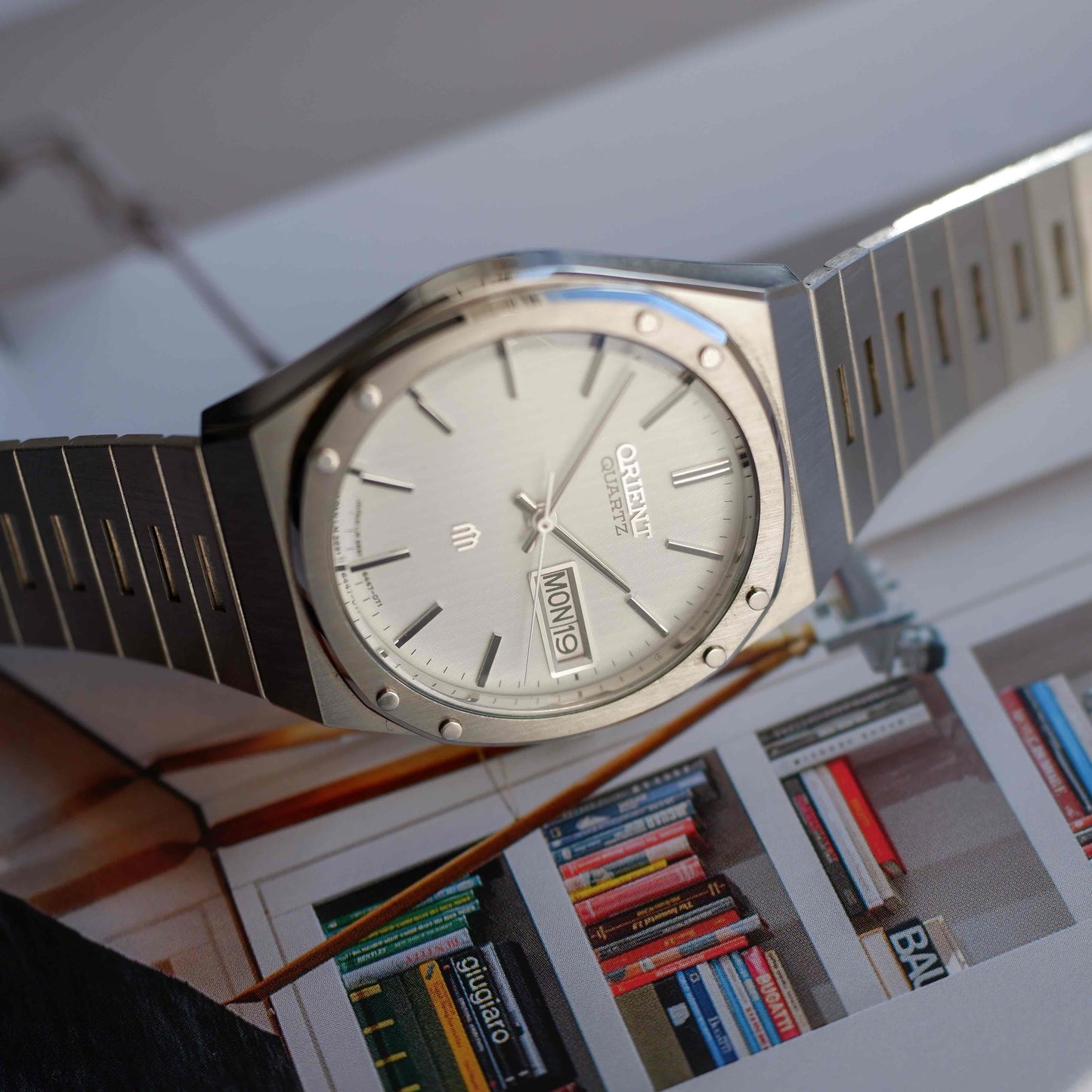 Vintage Orient Day and Date Quartz from the 80s in NOS
