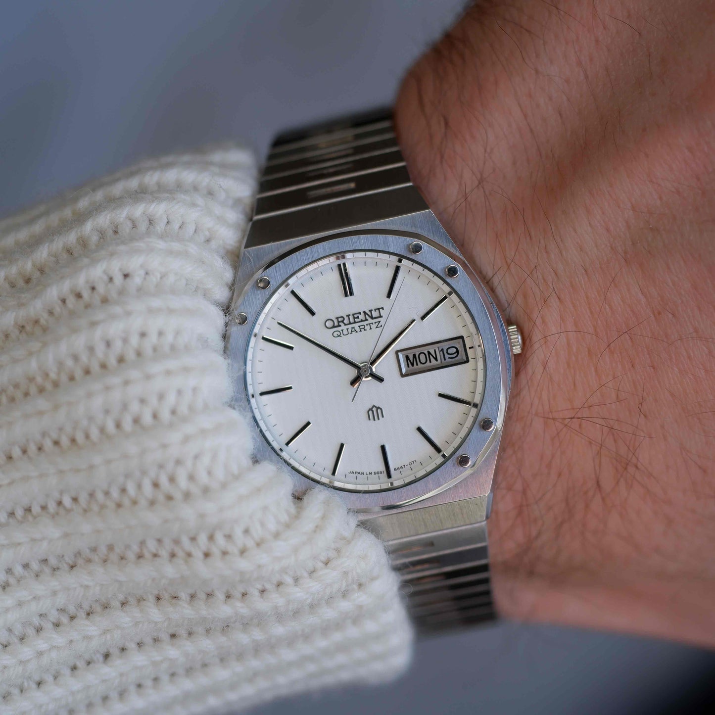 Vintage Orient Day and Date Quartz from the 80s in NOS