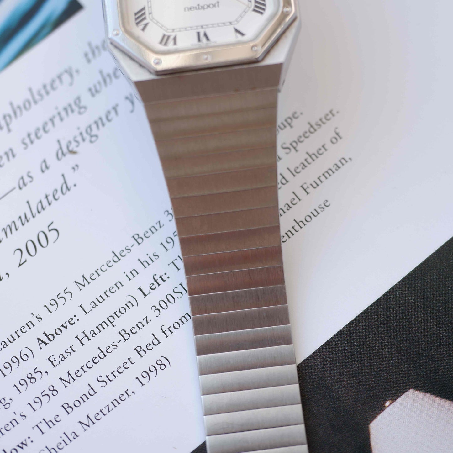 Vintage Revue Newport Date Quartz Black and from the 80s NOS