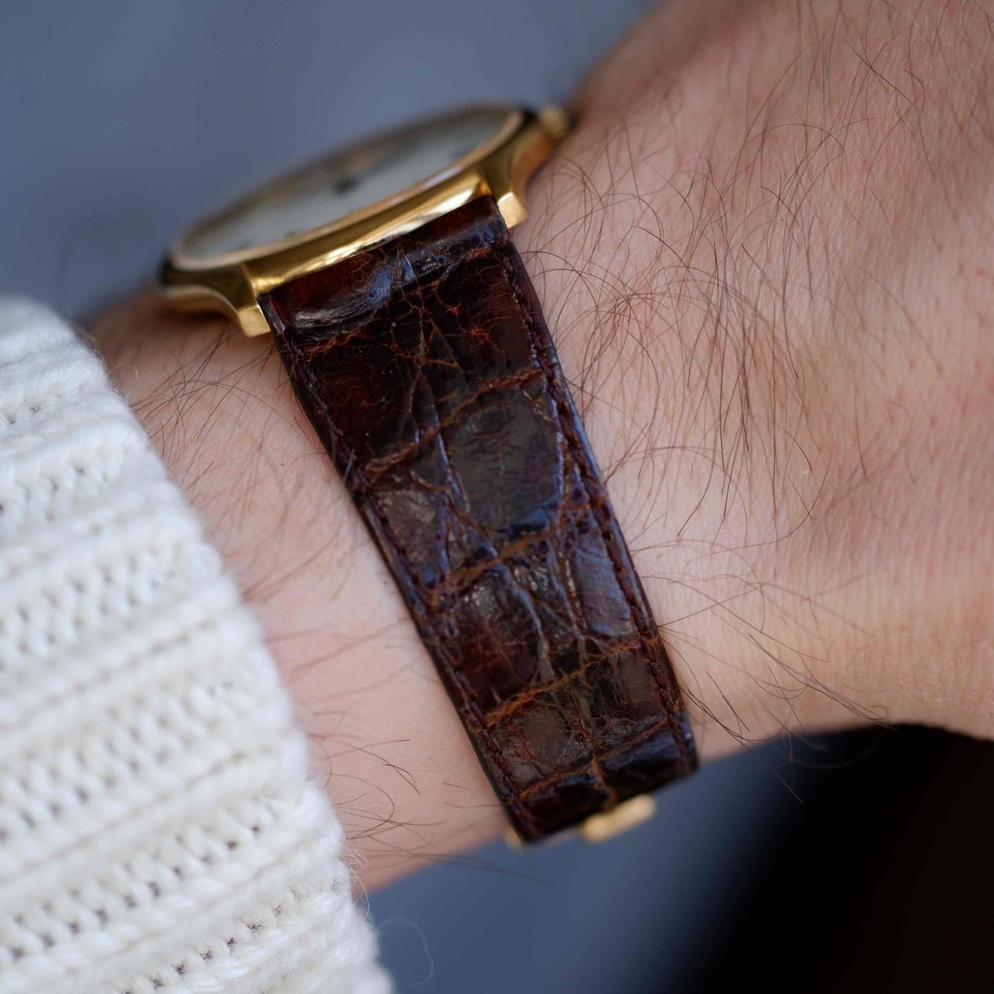 Vintage Emile Pequignet Mechanical 80s Golden Ultra Slim Mint