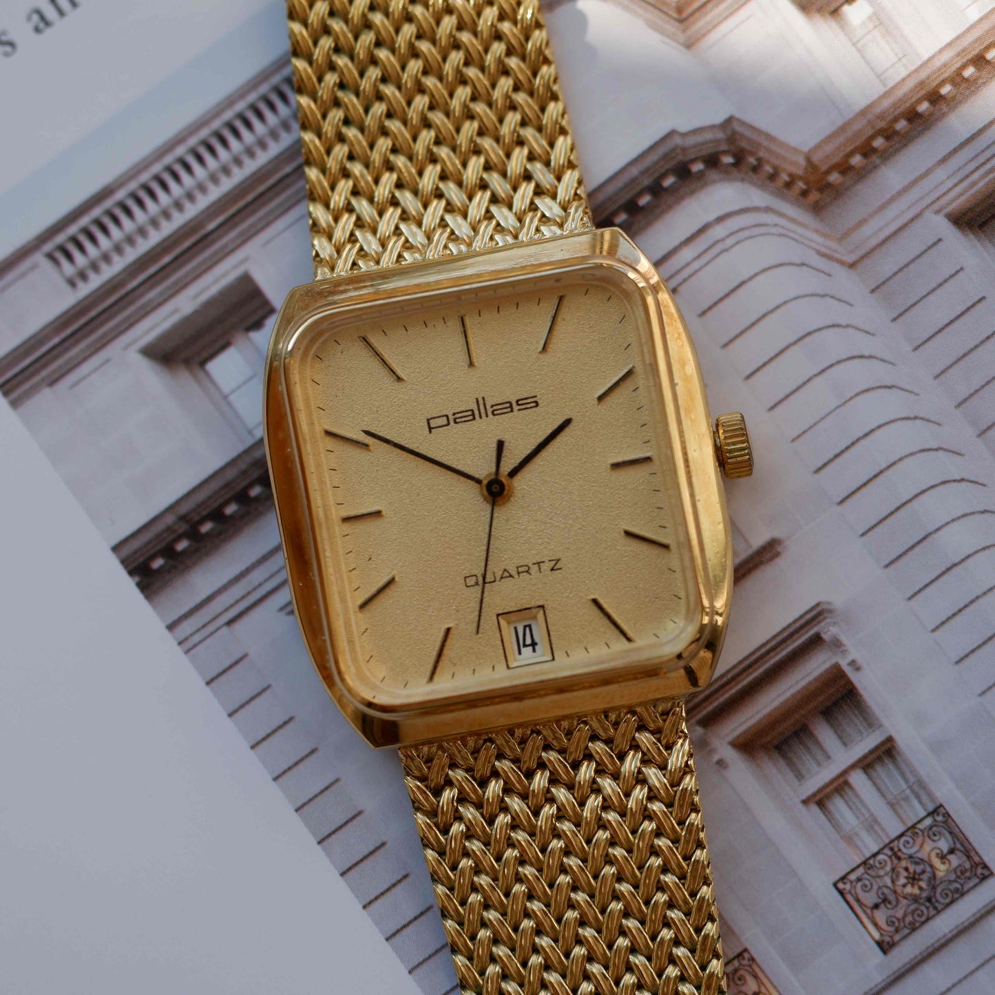 Vintage Pallas Champagne Dial Quartz from the 70s