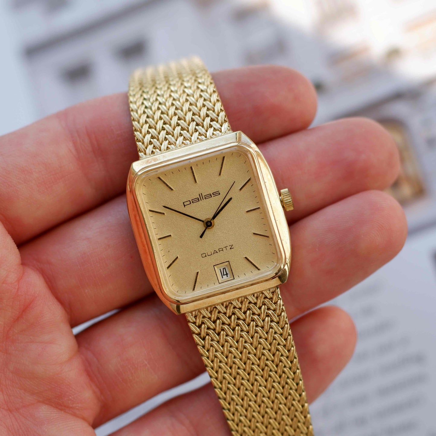 Vintage Pallas Champagne Dial Quartz from the 70s
