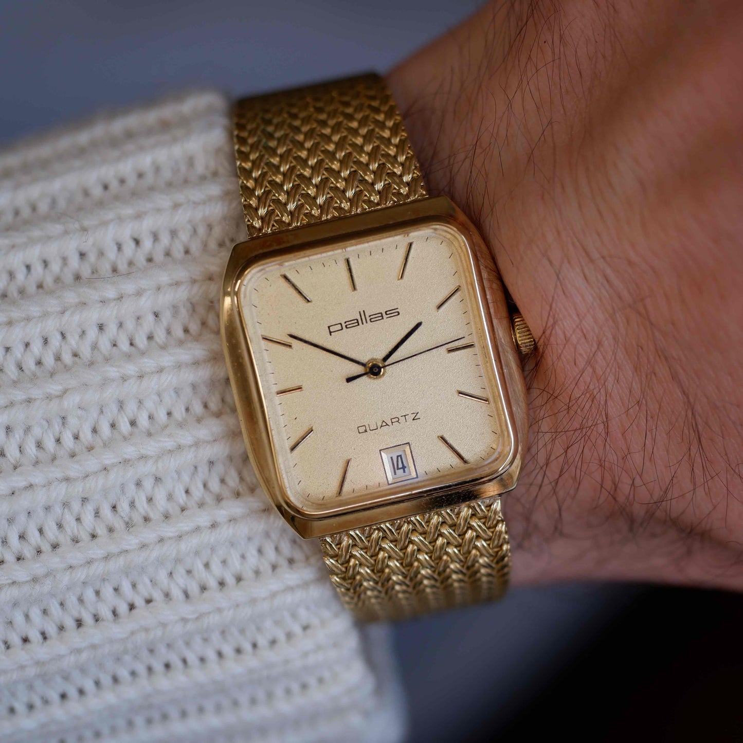 Vintage Pallas Champagne Dial Quartz from the 70s