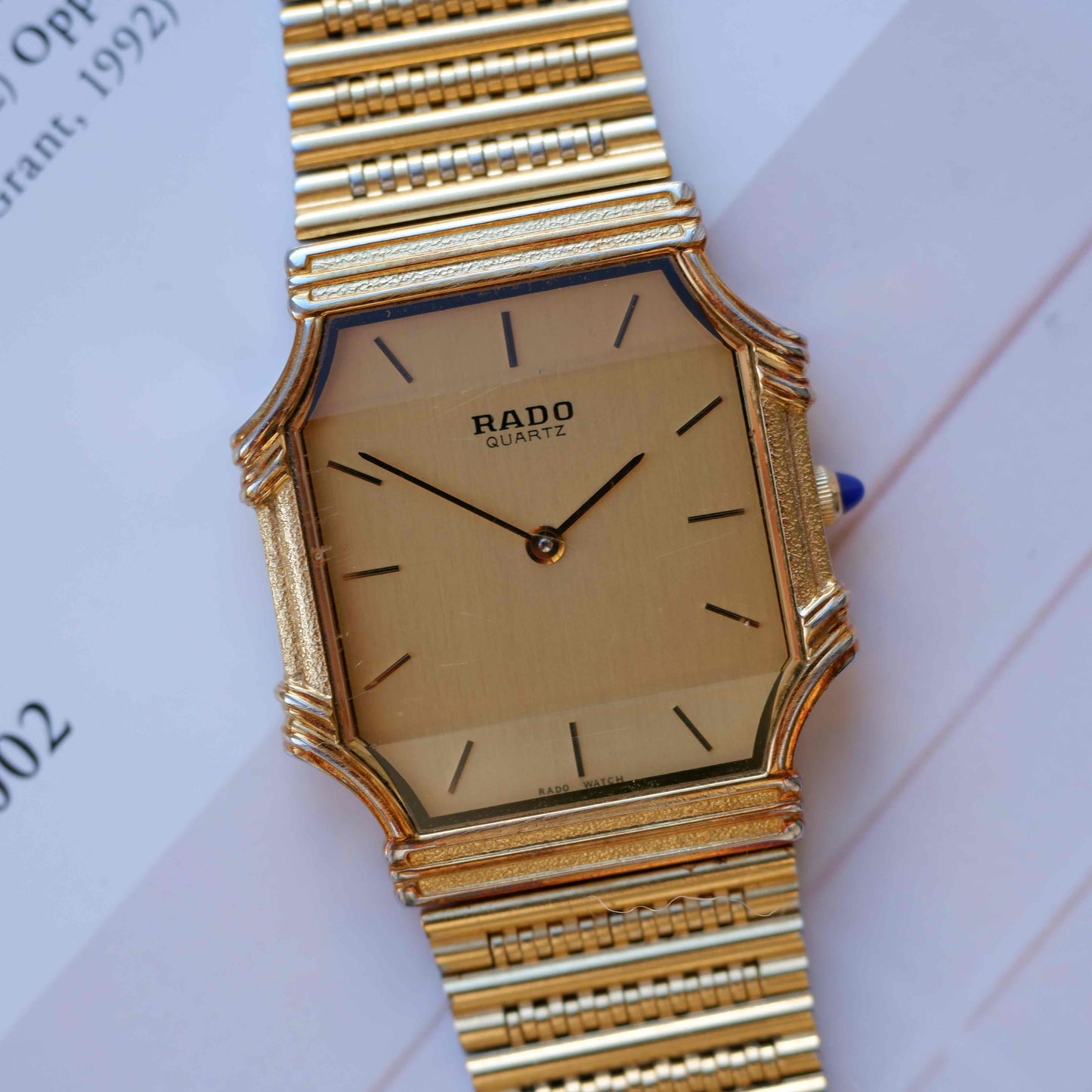Vintage Rado Champagne Dial Quartz from the 70s