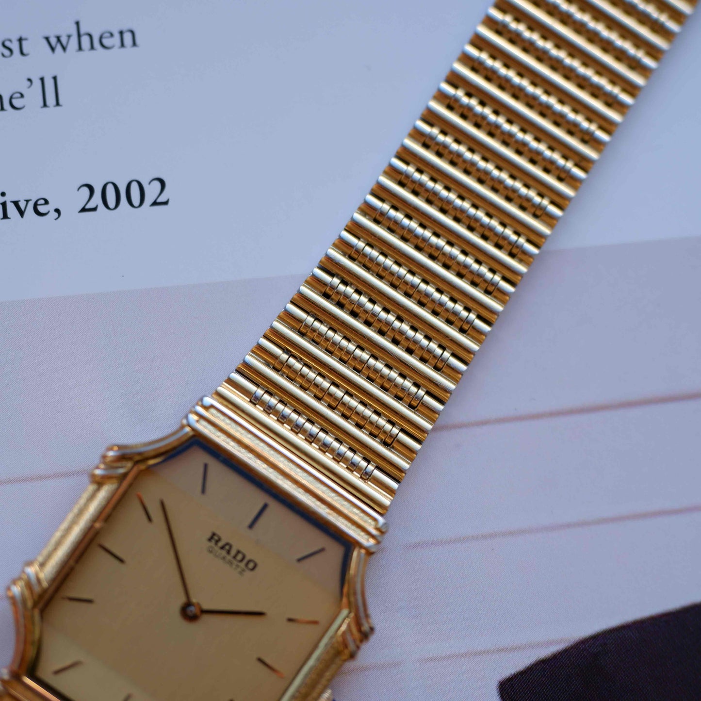 Vintage Rado Champagne Dial Quartz from the 70s