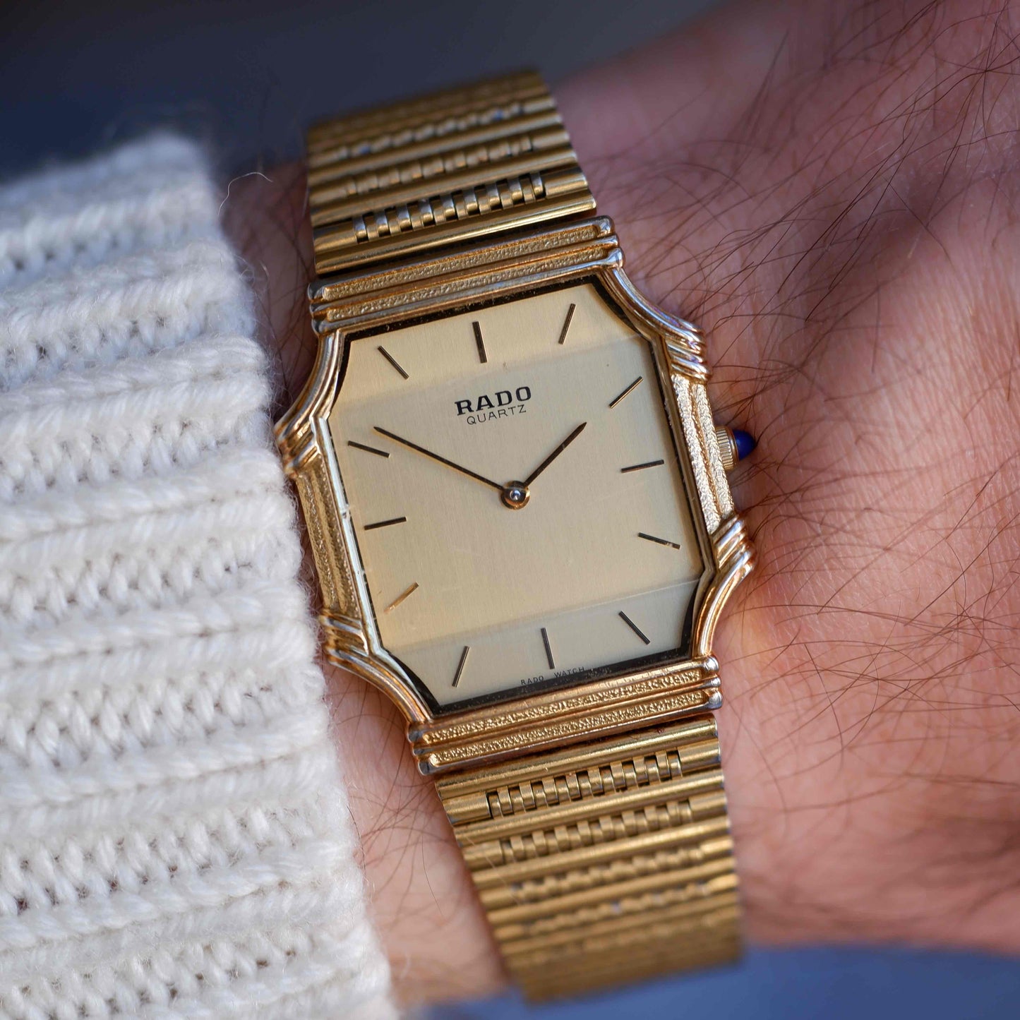 Vintage Rado Champagne Dial Quartz from the 70s