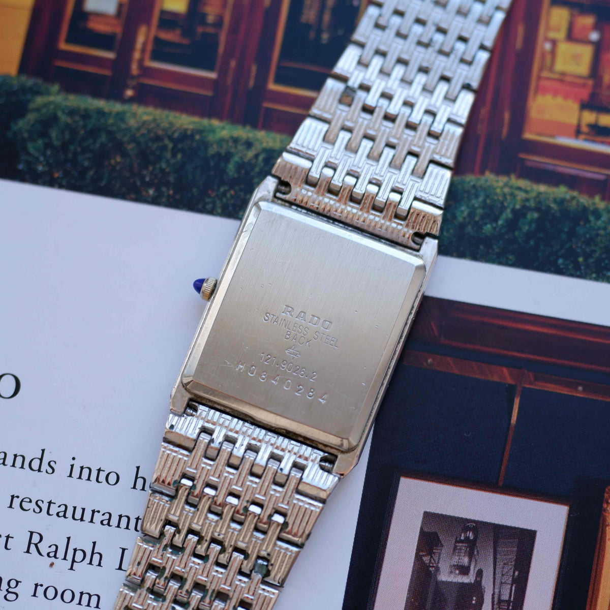 Vintage Rado Tank 80s Two-Tone Bamboo Bracelet Quartz – Ultra Rare