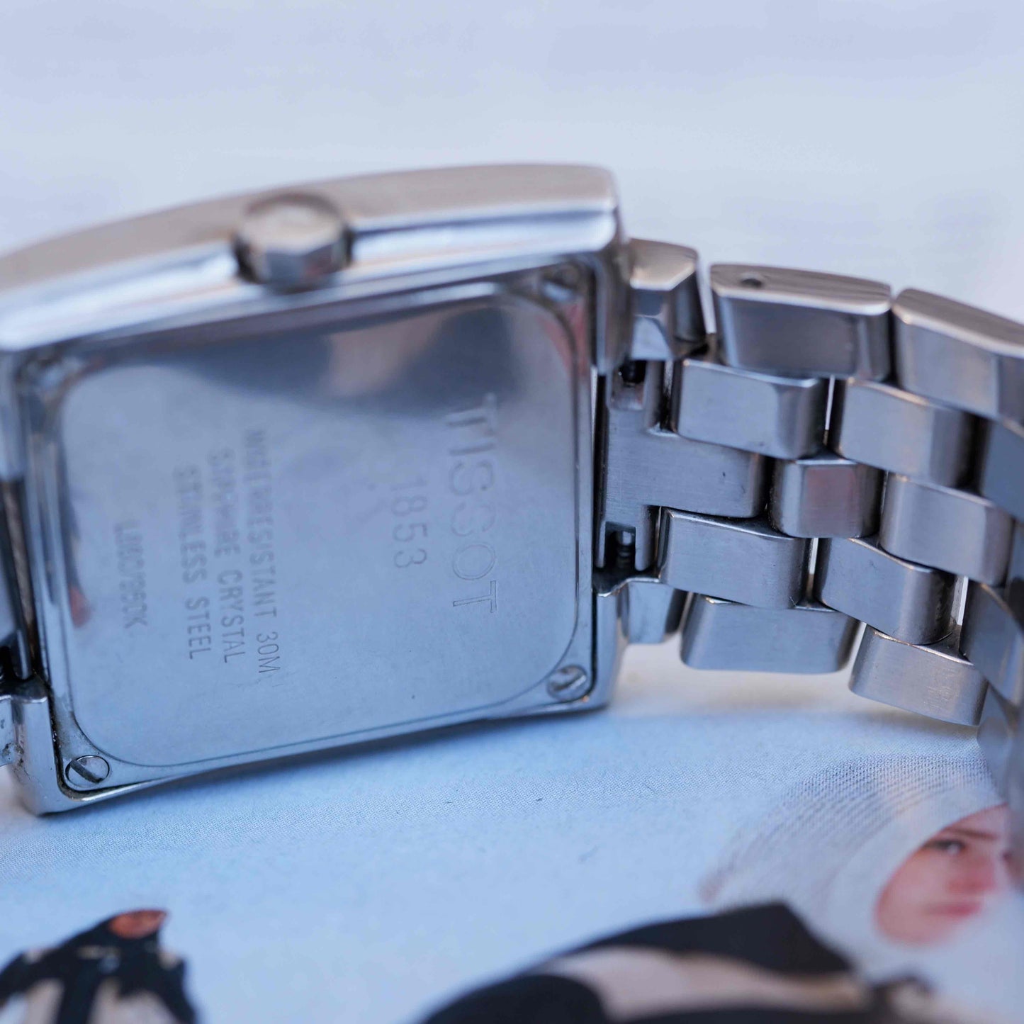Vintage Tissot Tank Style Ref. L860/960K Roman Dial from the 90s