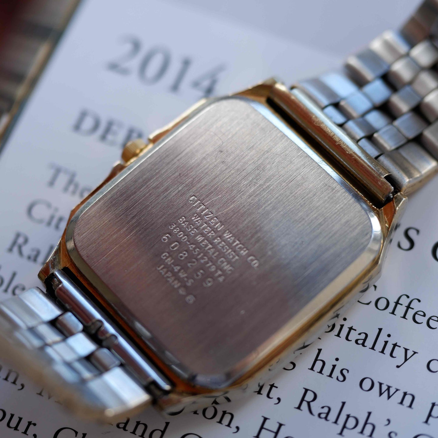 Vintage Citizen Day Date 80s Frosted Champagne Dial Japanese Market