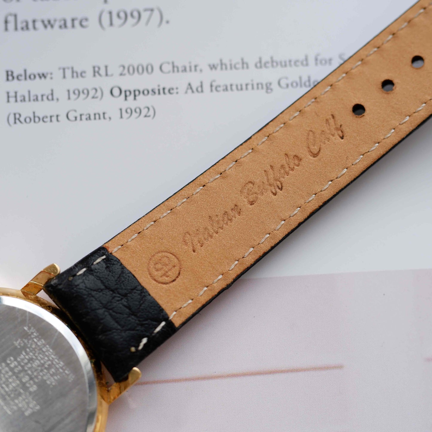 Vintage Citizen World Time Dress Watch 80s Gold White Dial Quartz