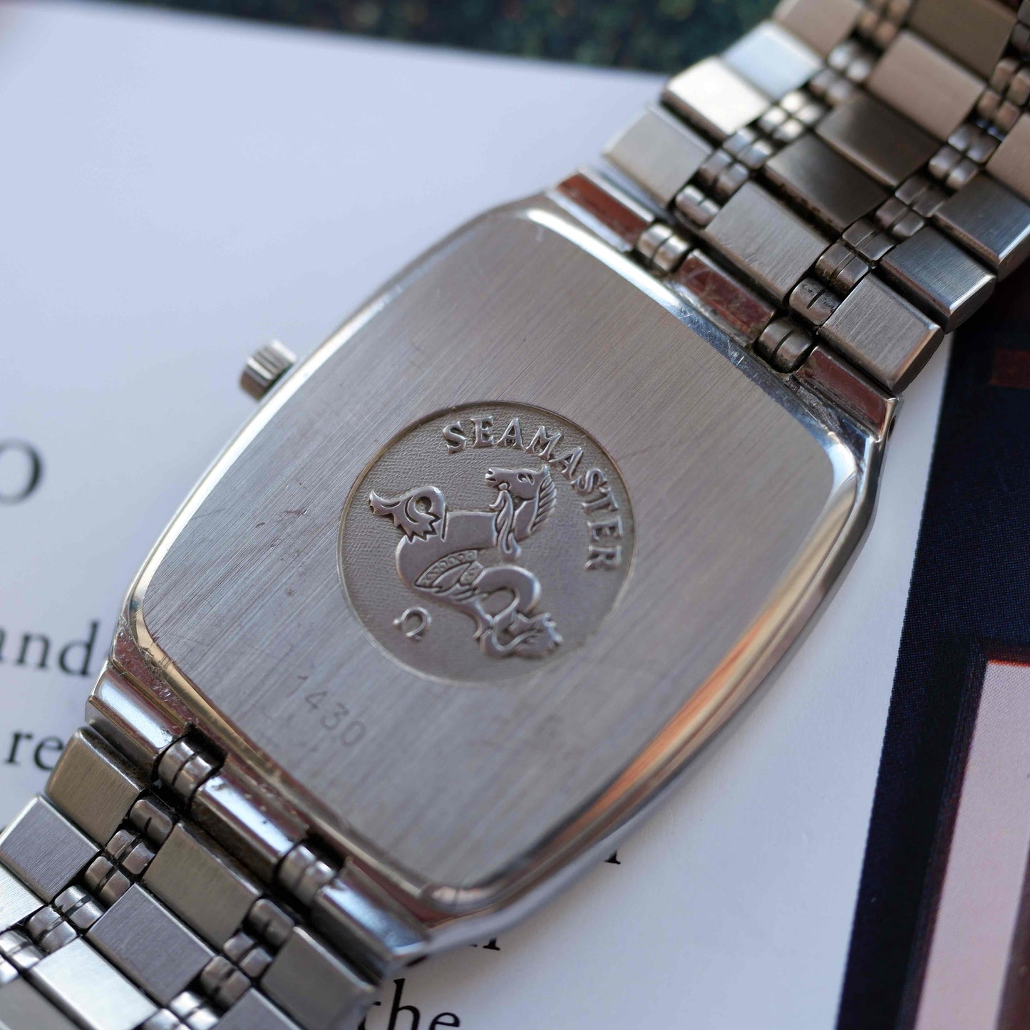 Vintage Omega Seamaster Ultra Thin White Dial Quartz from the 80s