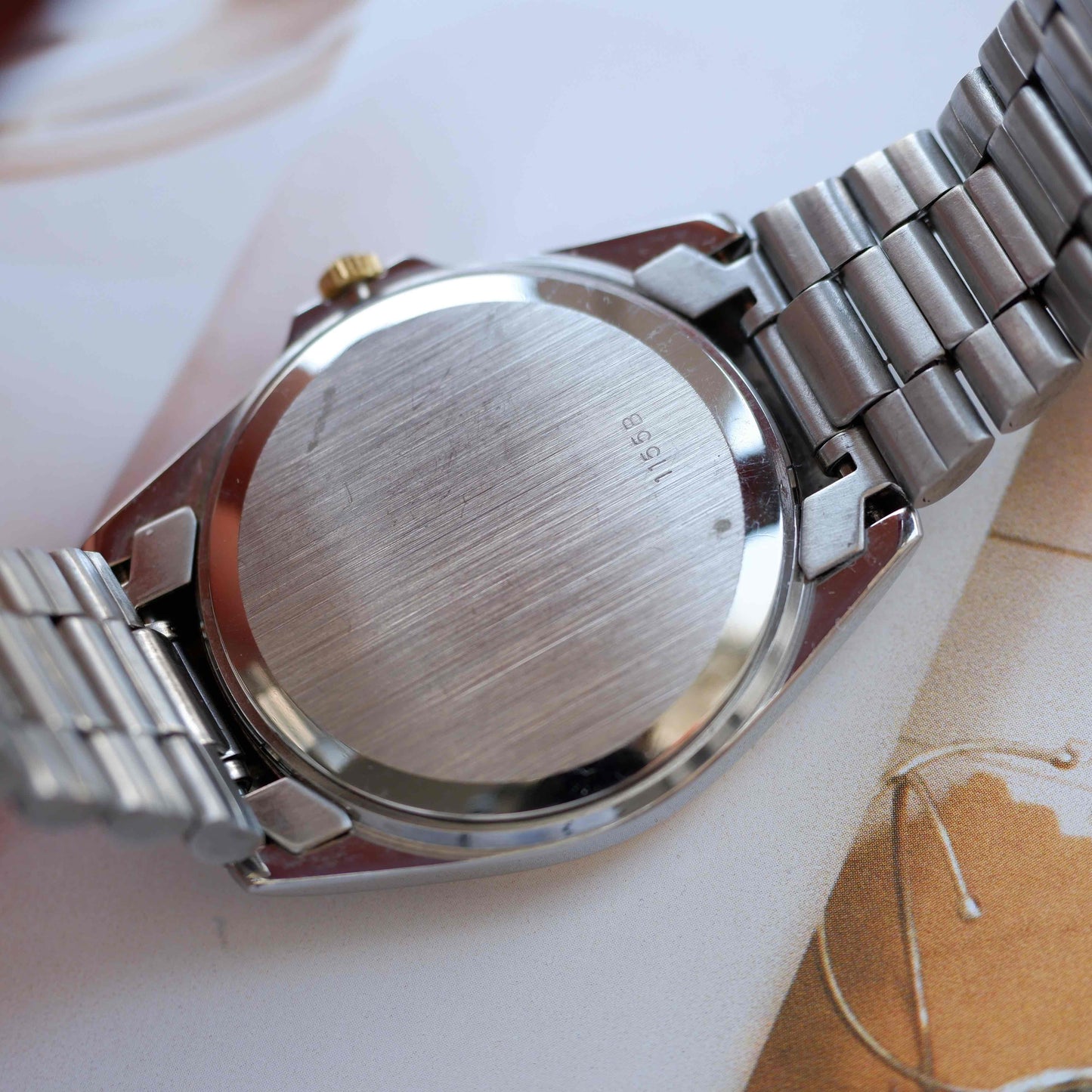 Vintage Osco Day and Date 80s Gold Two Tone Mint