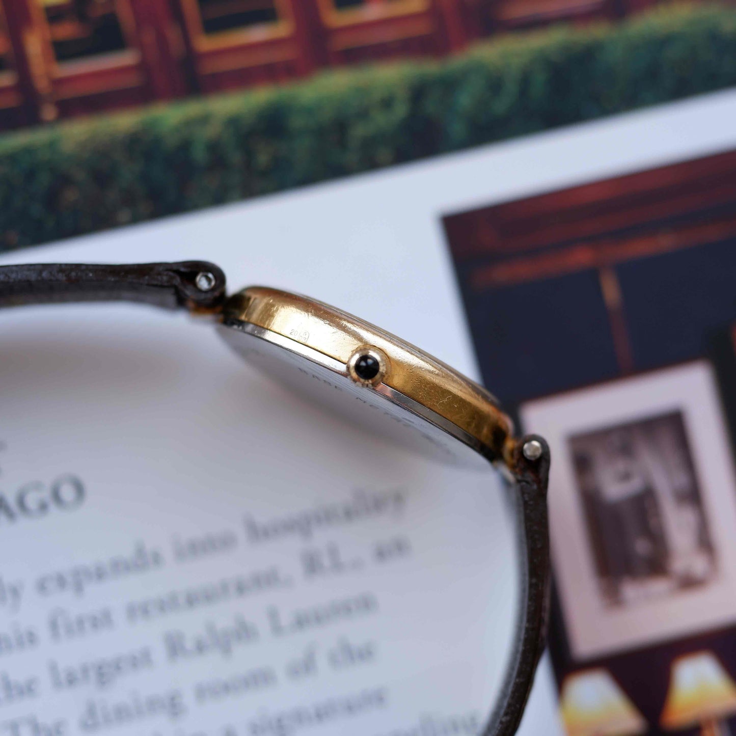 Vintage Movado Museum Classic Ref. 20.2270.172 Gold Plated Quartz 80s
