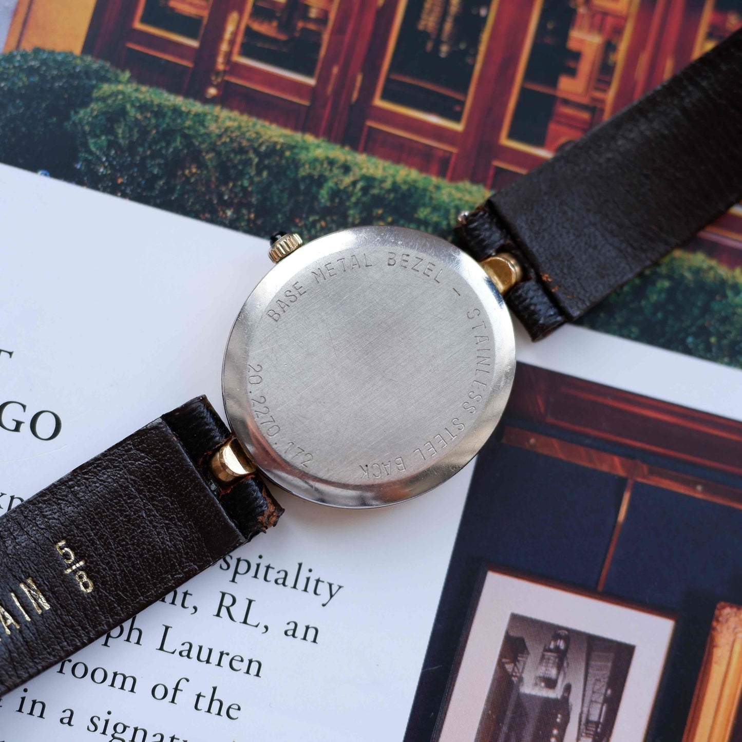 Vintage Movado Museum Classic Ref. 20.2270.172 Gold Plated Quartz 80s
