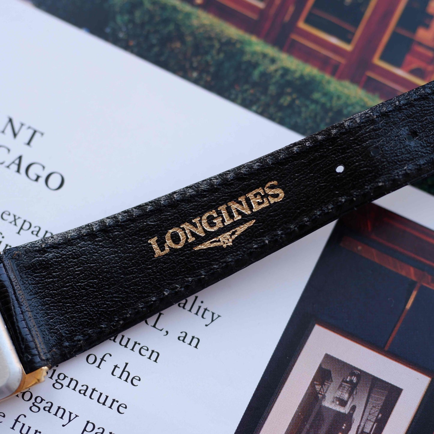 Vintage Longines Tank 150th Anniversary 80s Ultra Thin Gold Roman Dial - NOS