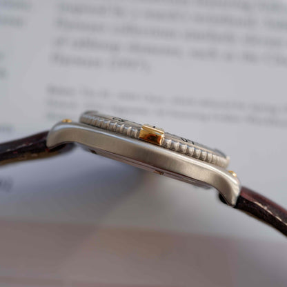 Vintage Zenith Defy Golden Blue Sunnburst Dial Two-Tone Quartz from the 90s - NOS