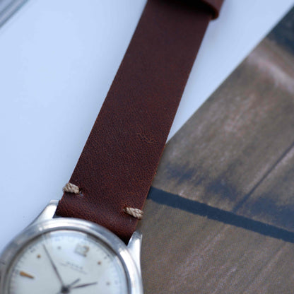 Vintage Doxa Bubble Back Automatic Bidynator 40s White Factory Dial