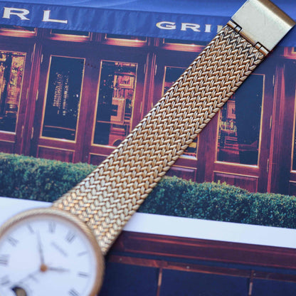 Vintage Sekonda Moon Phase Roman Dial 80s Gold Quartz