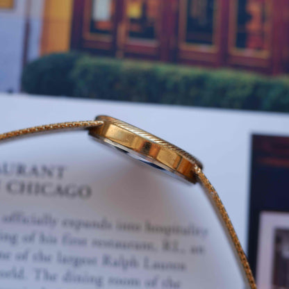 Vintage Sekonda Moon Phase Roman Dial 80s Gold Quartz