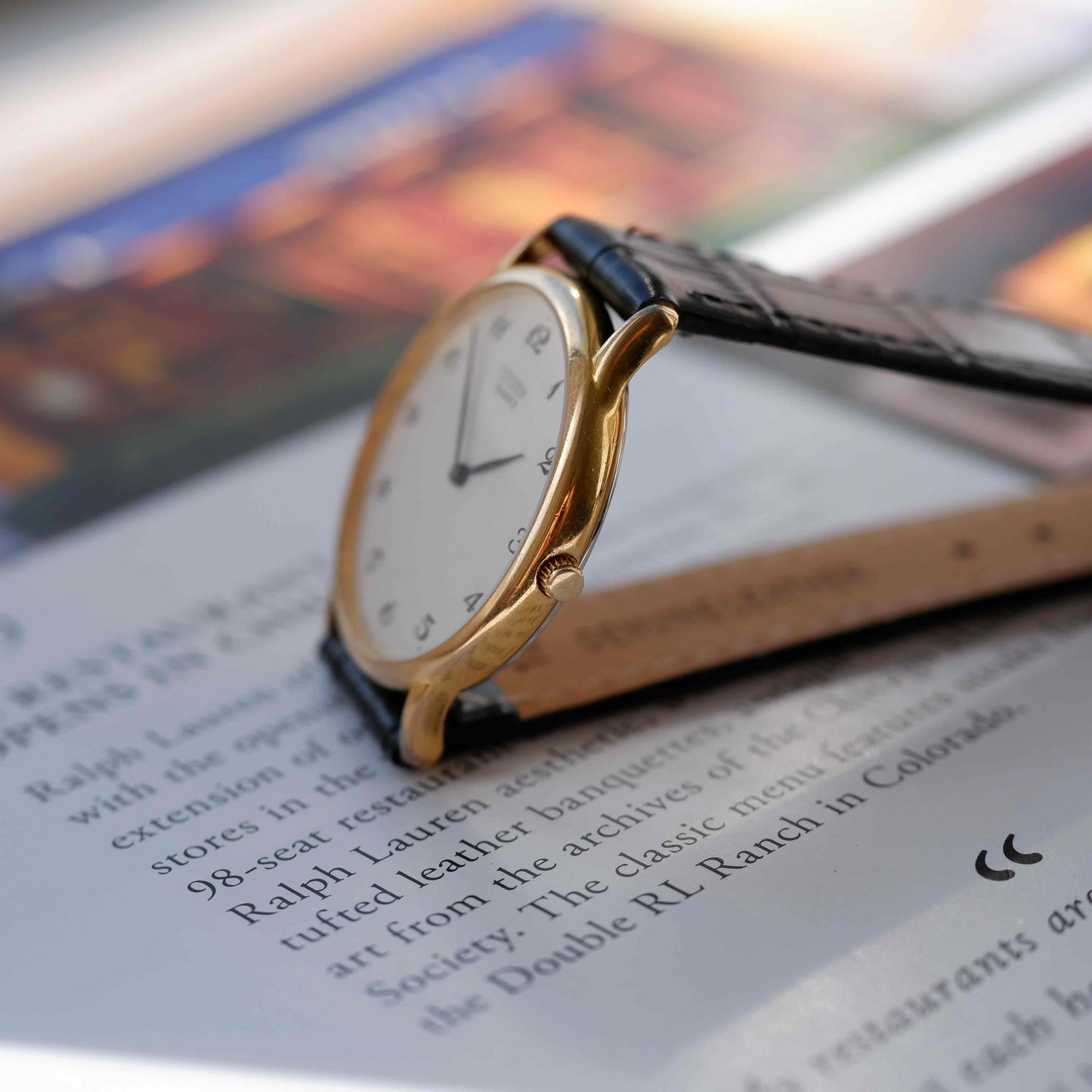Vintage Citizen Dress Watch 90s Gold Classic Arabic Dial Quartz