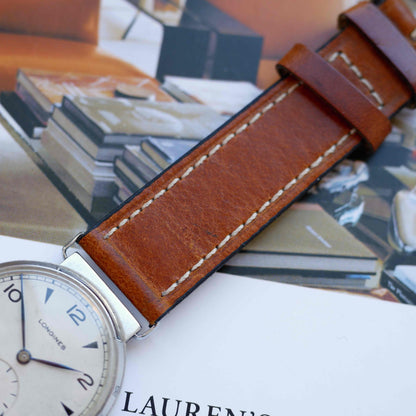 Vintage Longines 1947 Cal. 12.68Z Sector Dial with Blued Hands & Flexible Lugs