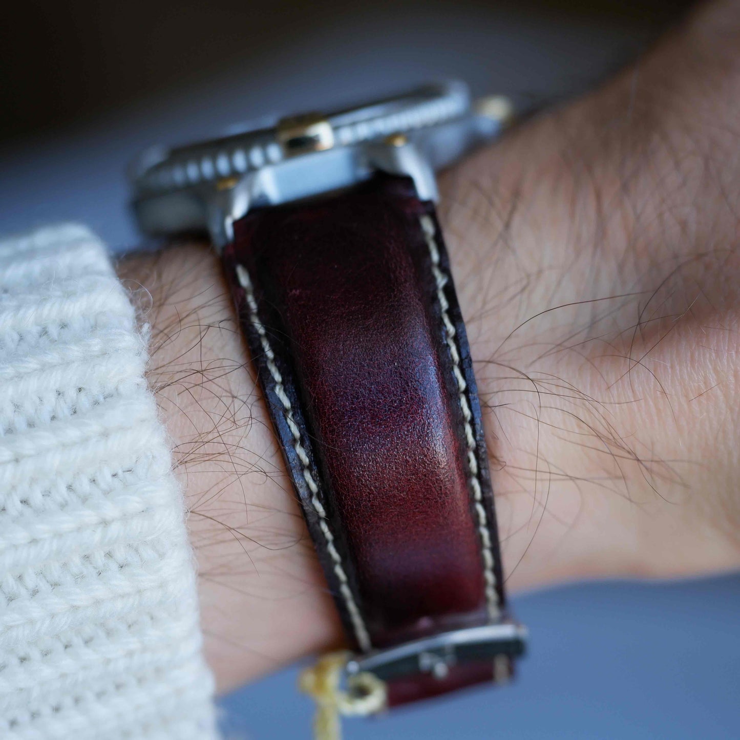 Vintage Zenith Defy Golden Blue Sunnburst Dial Two-Tone Quartz from the 90s - NOS