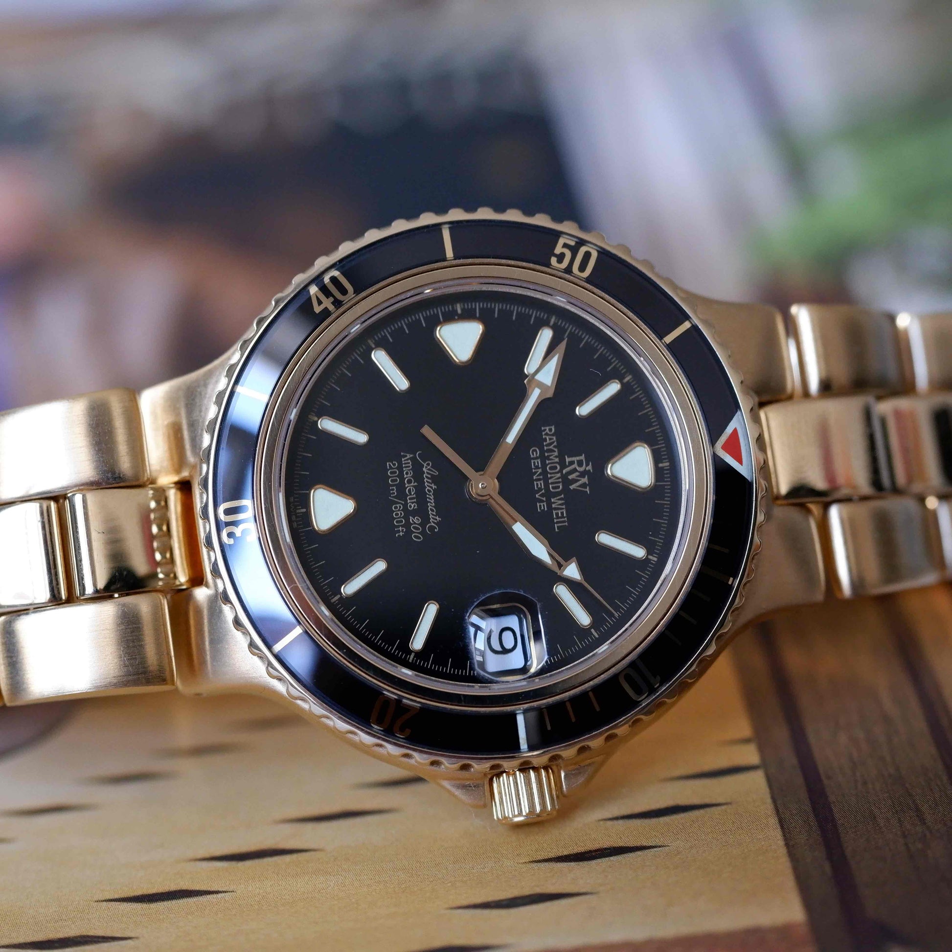 Vintage Raymond Weil Amadeus 200 Diver Automatic from the 90s Mint Condition