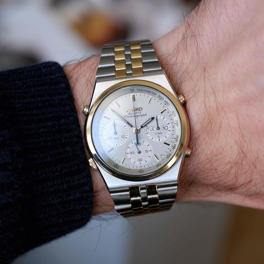 Vintage Seiko Ref. 7A38.7280 Quartz Chronograph from the 80s Mint Condition